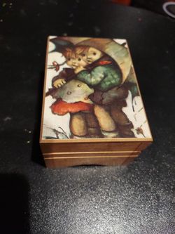 Vintage "Stormy Weather" Music Box, Swiss Made, $10.00