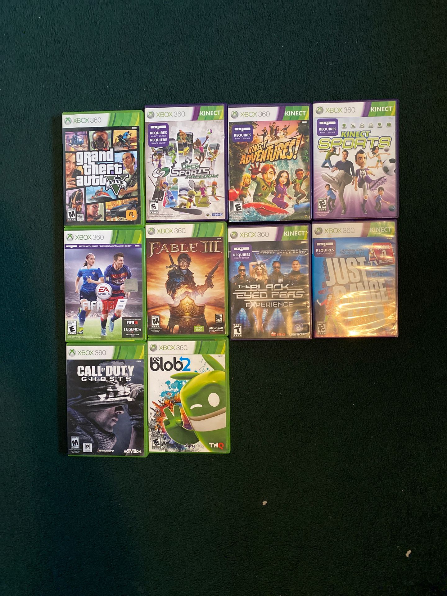 XBOX 360/ Kinect Games