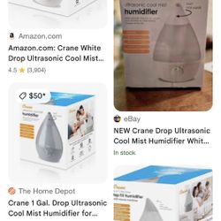 Crane Ultrasonic Cool Mist Humidifier 