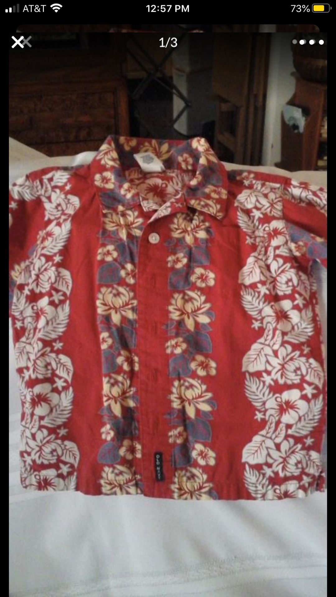 BOYS HAWAIIAN SHIRT: size 3T