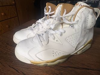 Air Jordan 6 Golden Moments Pack GMP Size 11 White Gold 2012