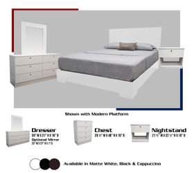 White 4pc BEDROOM SET/ Juego de Cuarto Blanco🔥🔥NEW!!!