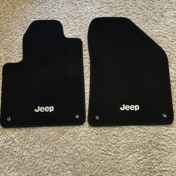 Jeep Cherokee Black Carpeted Front Floor Mats