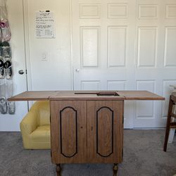 Beautiful Mid Century Sewing Table 
