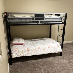 Metal Bunk Beds With Mattresses 
