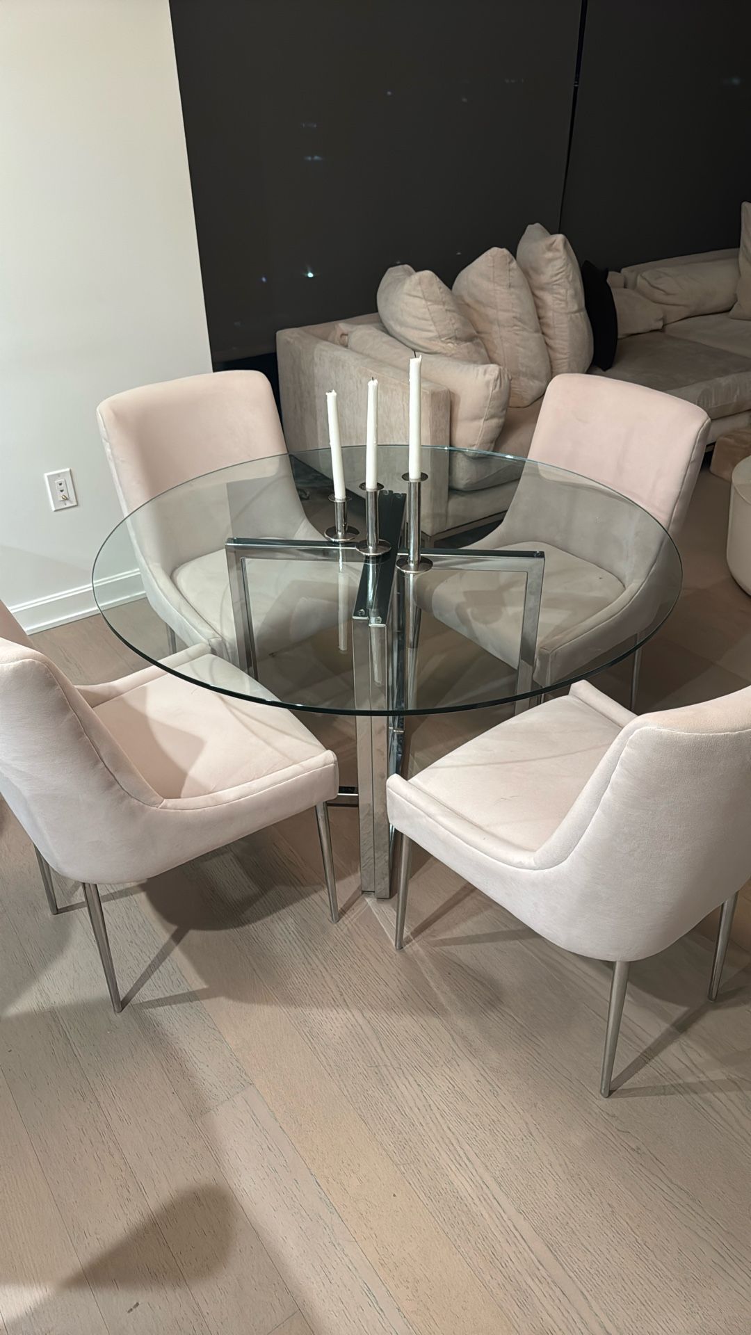 Glass Dining Table 