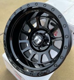 Brand New 15x10 -44 Offset Off Road Style Wheels 6x139 Black Polish All 4 Price Firm