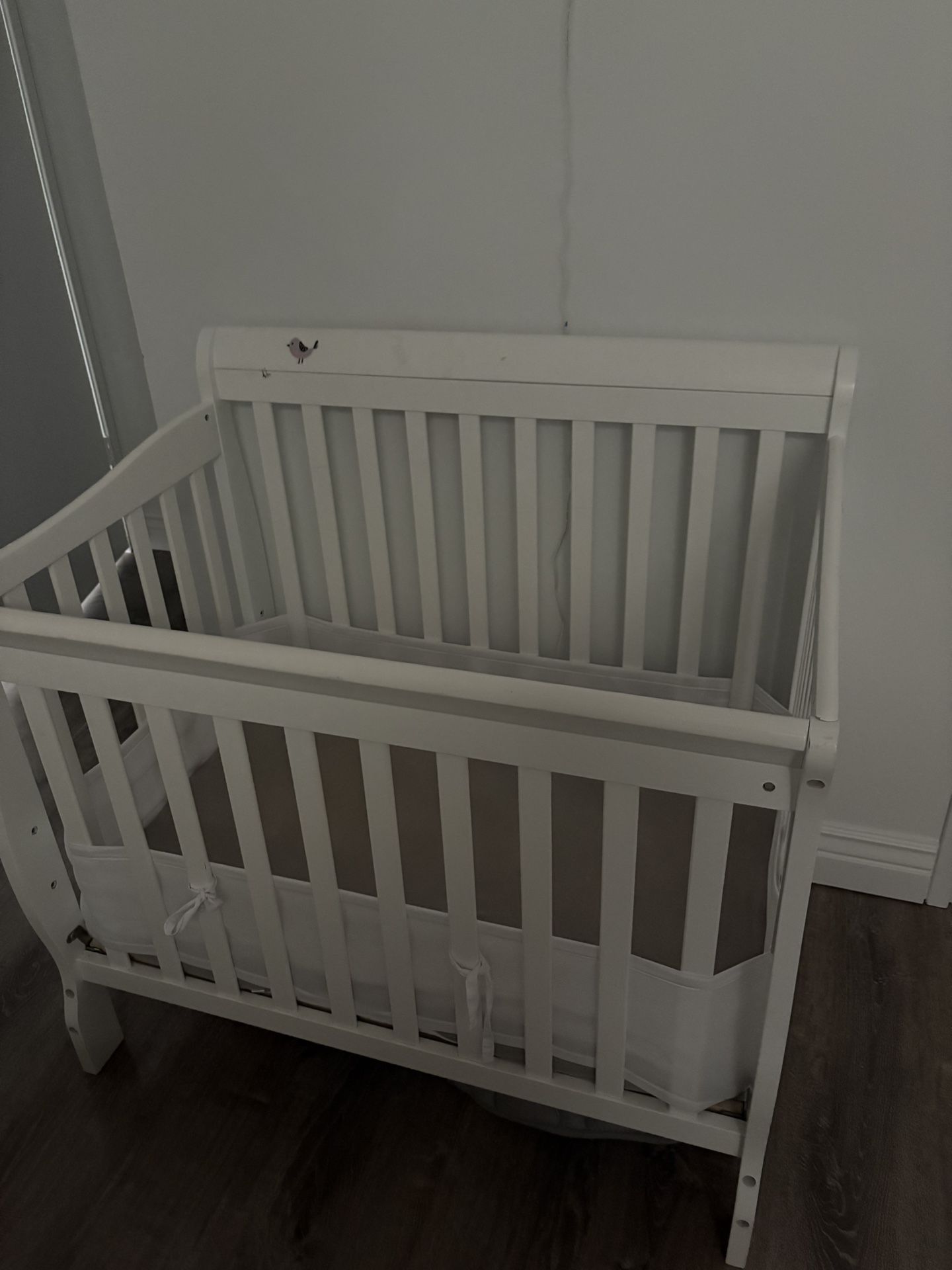 Mini Crib And Accessories