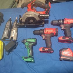 Name Brand Mixed Assorted Power Tools