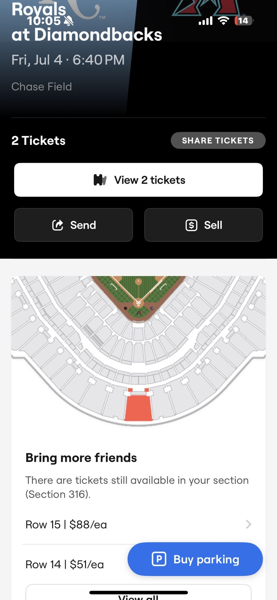 Diamondbacks Tickets