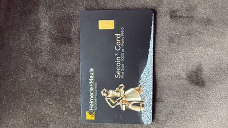 Heimerle+Meule Secain 1/200 oz Fine Gold Card