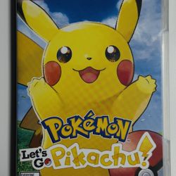 Nintendo Switch Game: Pokemon Let's Go Pikachu Tested Fast Shipping C346