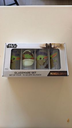 Star Wars glasses 4-10oz