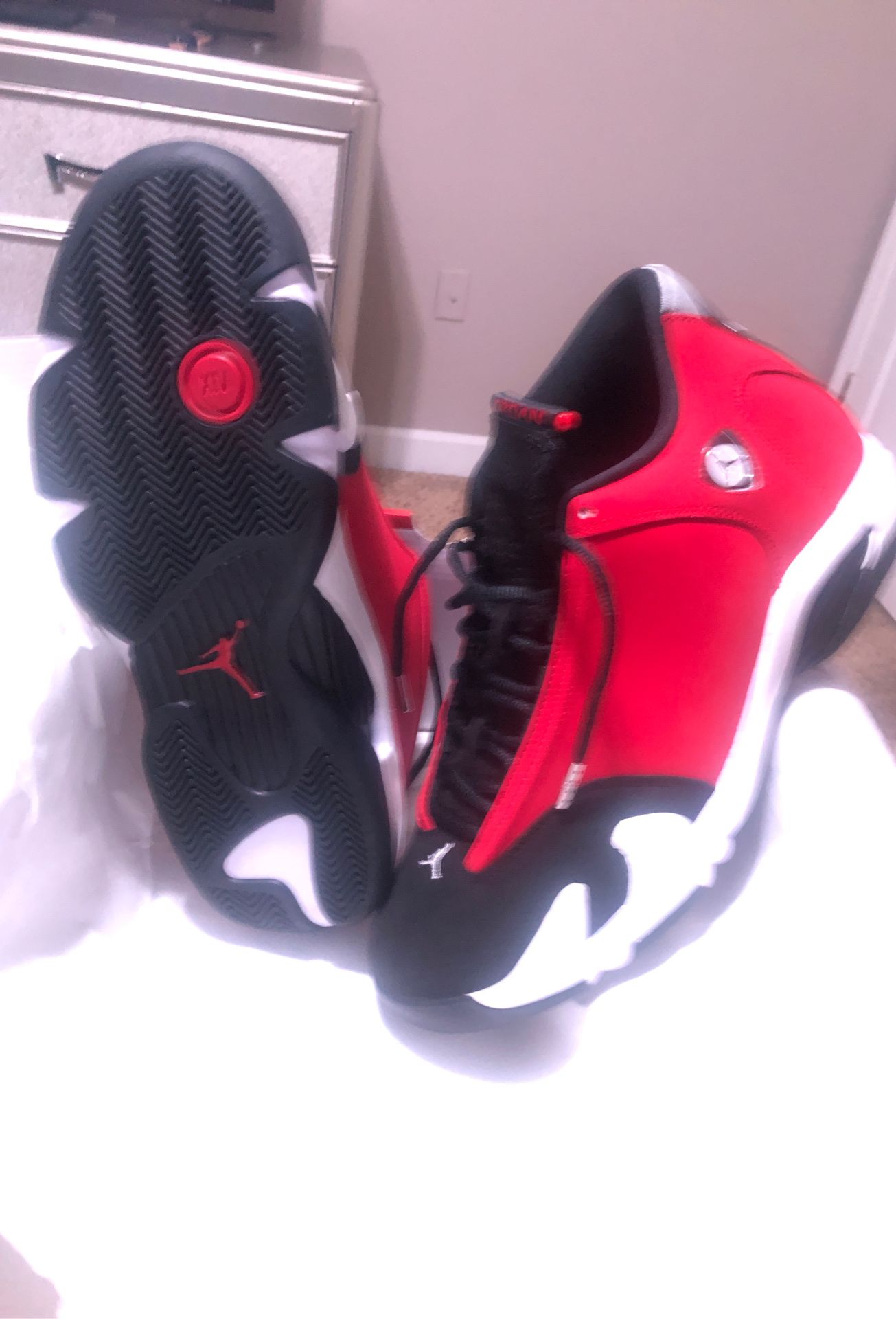 Red Air Jordan’s 14”s Brand new