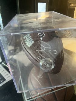 Ryan Tannehil Signed Football