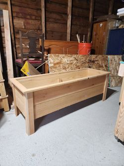 Ceder planter boxes
