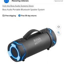 BOSS Portable Tube Bluetooth Speaker System