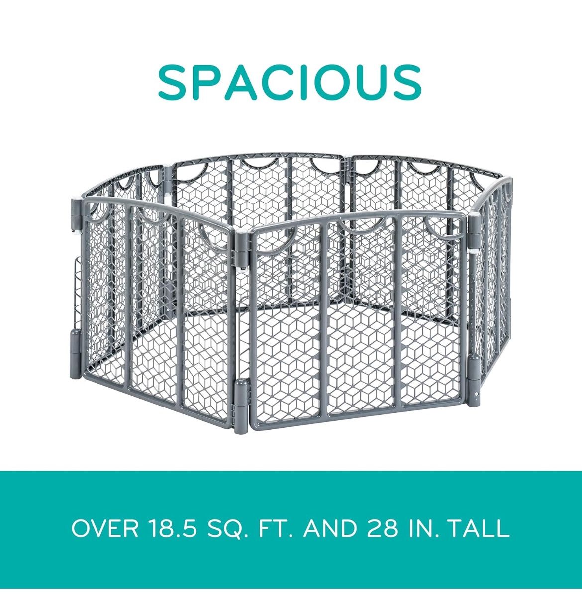 Baby & Toddler Play Pen/yard/space 6 Panels