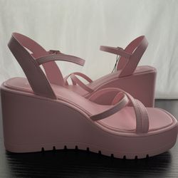 Madden Girl Women's Vault-C Faux Leather Dressy Wedge Sandals