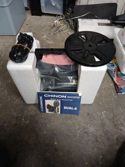 New Chinon Whisper Dual 8mm Variable Speed Movie Projector -

