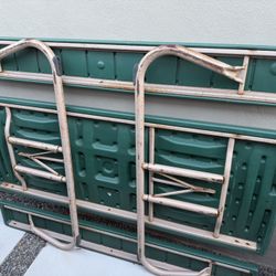 Fold Up Table With Bench Seating (free)