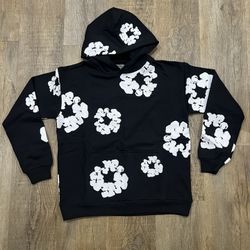 Denim Tears Black Hoodie Size S New