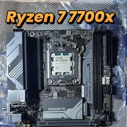 Ryzen 7 7700X + Gigabyte A620I AX AM5 Mini-ITX Combo