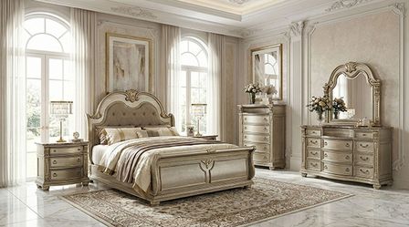 Fromberg Gold Champagne Chest w/Marble Insert
