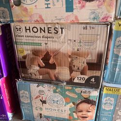 Honest diapers size 4