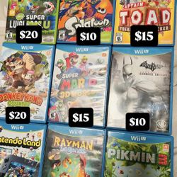Nintendo Wii U Games 