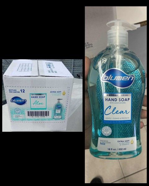 Blumen Antibacterial Handsoap.. 12 Ct. Delivery Available