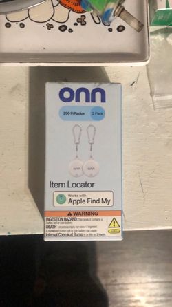 Onn Item Locator 2-Pack Apple Find My