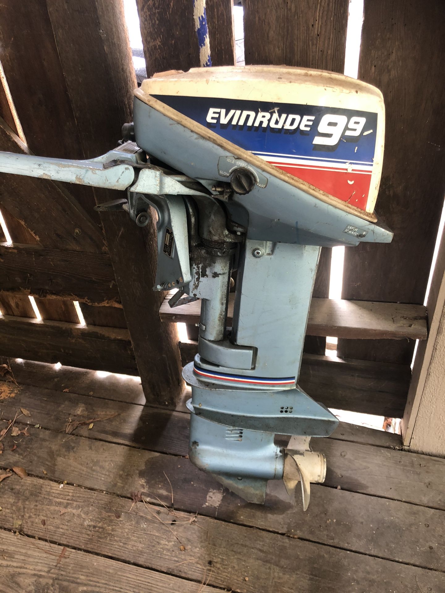 1983 9.9hp Evinrude boat motor