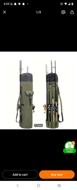 Fishing pole bag