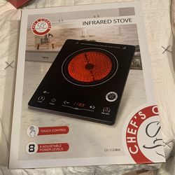 INFRARED STOVE 8 ADJUSTABLE POWER LEVELS