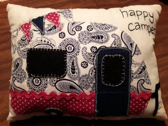Happy camper pillows