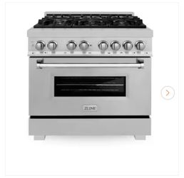 36 in. Legacy Dual Fuel Range with 6 Burner Gas Cooktop and Electric Convection Oven in Satin Stainless Steel