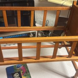 Antique toy crib