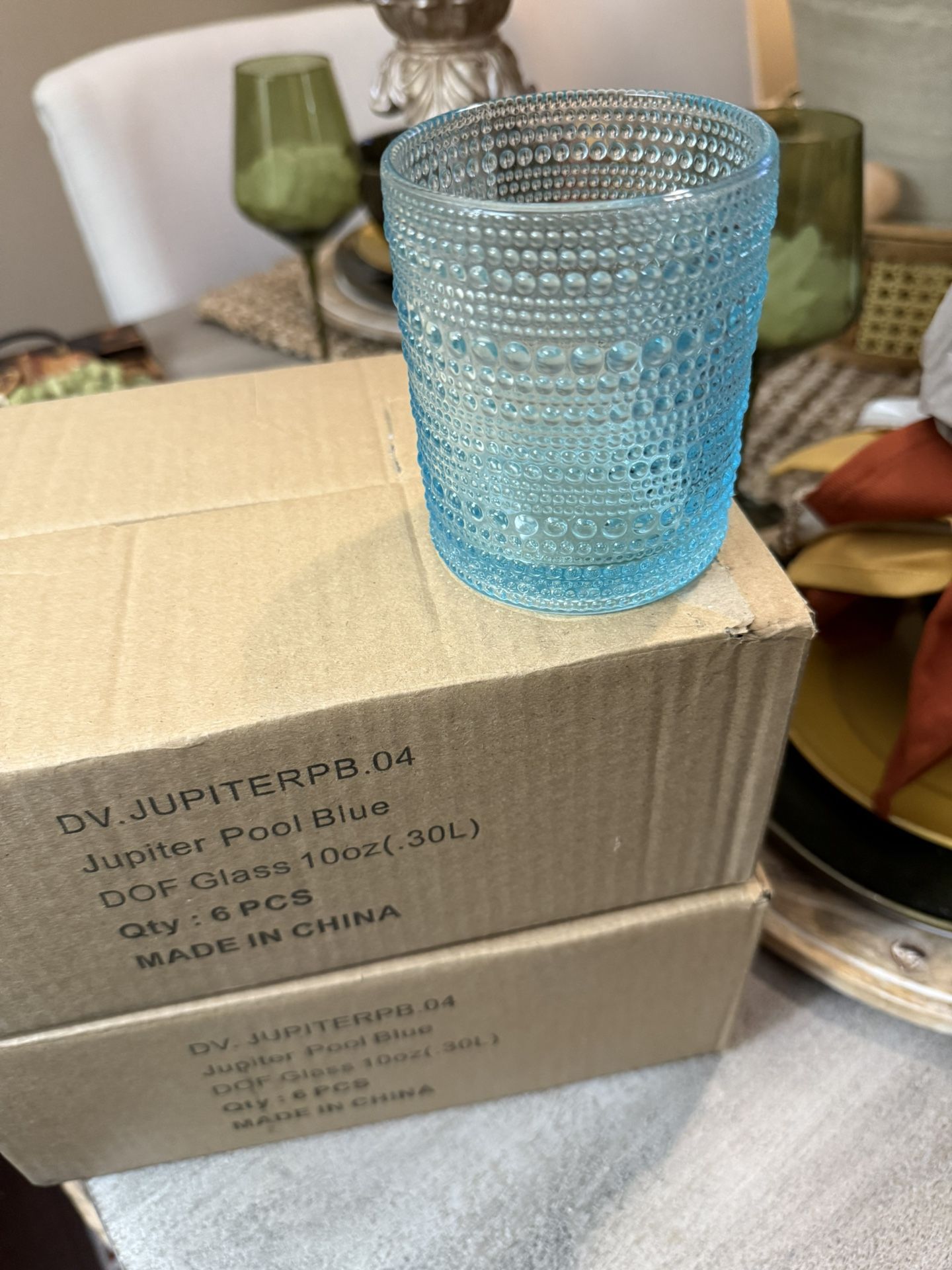 12 Jupiter Pool Blue Glasses