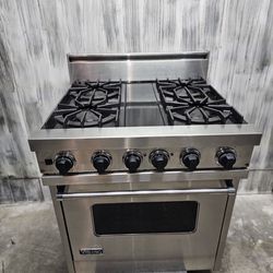30in Viking Professional Range Free Standing Dual Fuel Natural Gas ( Conversion Available)