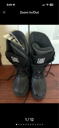 Baffin Women’s 8 Winter Snow Boots Black Insulated Made in Canada New Tags