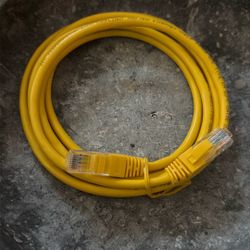 Cat6 Ethernet Cable (Yellow) – High Speed LAN / Internet