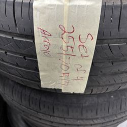 Set of 4 tires 255/70r17 arroyo good condition $150