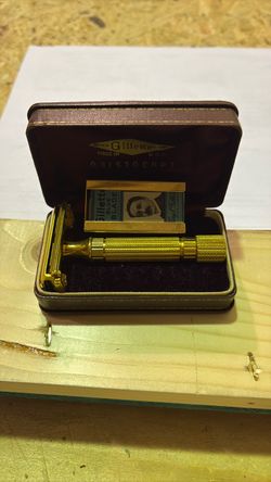 gillette blue blade razor