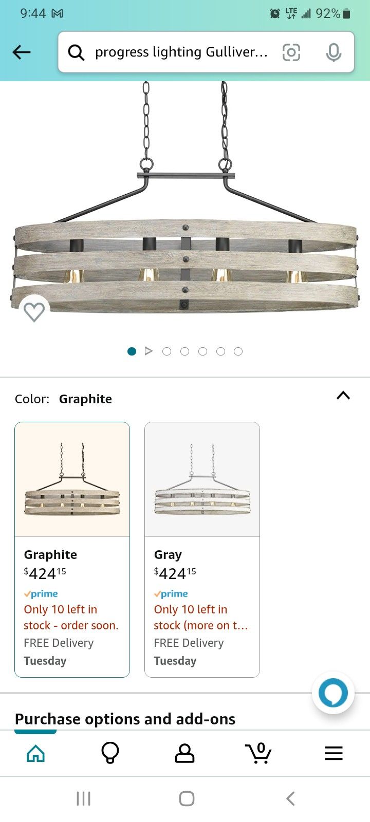 Gulliver Collection 4 Light GRAPHITE Pendant