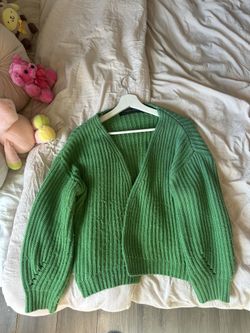 Green Cardigan