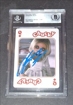 🔥Jennifer Tilly Signed Autographed Card Tiffany Chucky Beckett COA🔥