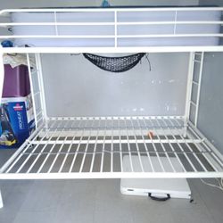 White Heavy Duty Bunk Bed