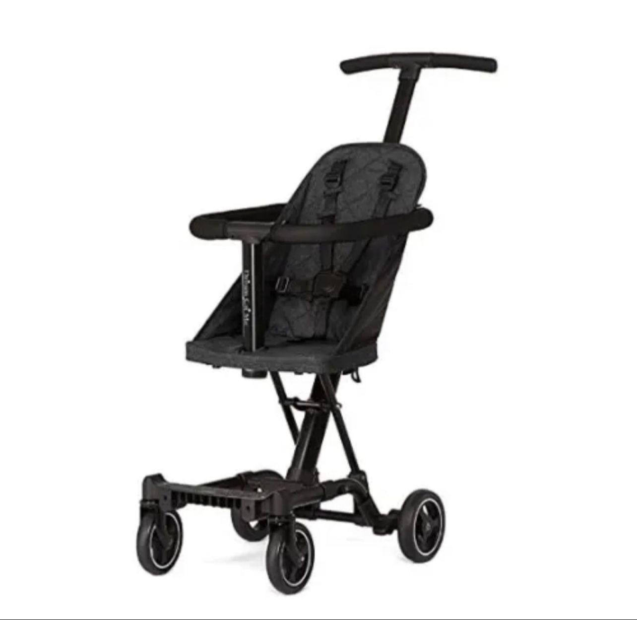 DOM Family Convertible Rider black stroller