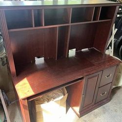 ALL OFFERS CONSIDERED - Computer Desk with Hutch